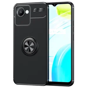 Силиконов калъф Ring Magnetic за Realme C30 4G, Черен