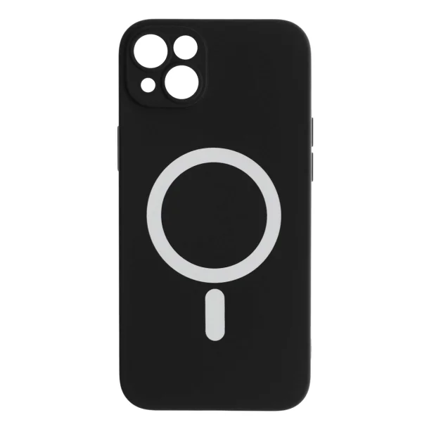 Mag-net silicone case for iPhone 14, Black 2