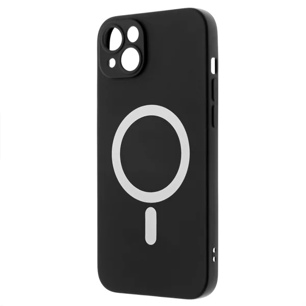 Mag-net silicone case for iPhone 14, Black 3