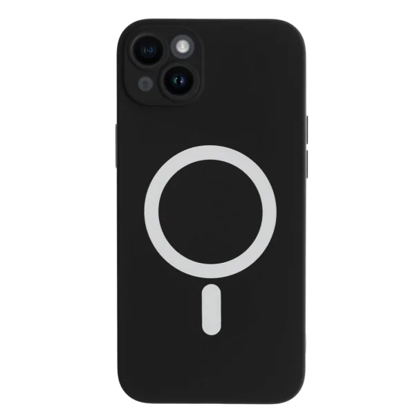 Mag-net silicone case for iPhone 14, Black 1