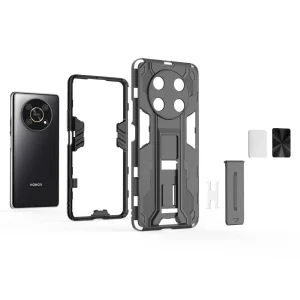 Удароустойчив гръб Vertical Kickstand за Honor X30 / X9 5G / Magic 4 Lite 5G, черен 5