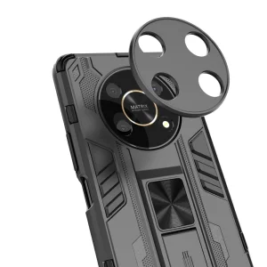 Удароустойчив гръб Vertical Kickstand за Honor X30 / X9 5G / Magic 4 Lite 5G, черен 4