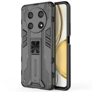 Удароустойчив гръб Vertical Kickstand за Honor X30 / X9 5G / Magic 4 Lite 5G, черен