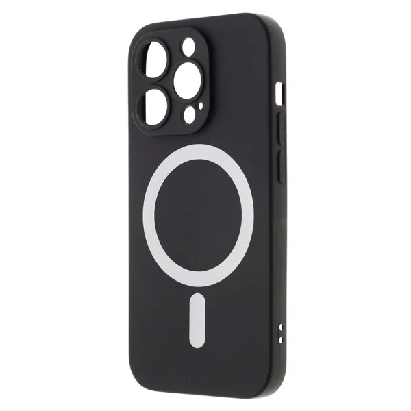 Силиконов калъф Mag-net за iPhone 14 Pro Max, Черен 4