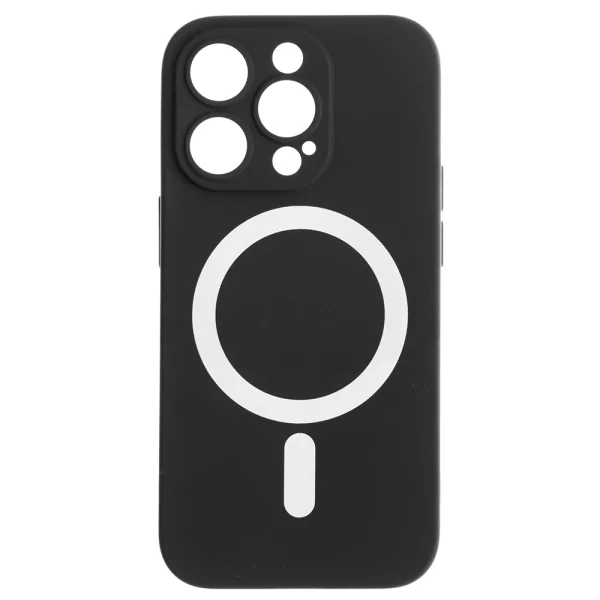 Силиконов калъф Mag-net за iPhone 14 Pro Max, Черен 2