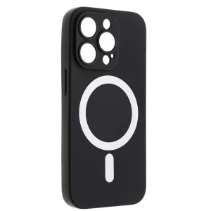 Силиконов калъф Mag-net за iPhone 14 Pro Max, Черен 3