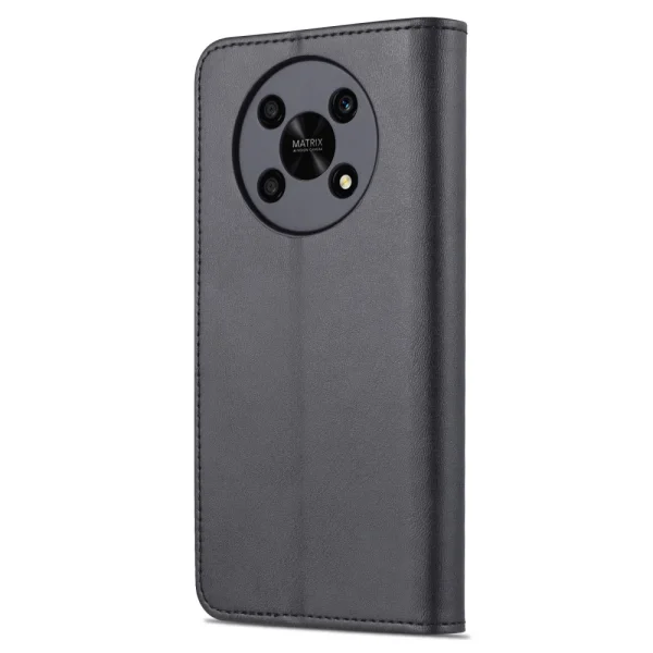 AZNS Leather Wallet Case for Honor X30 / X9 5G / Magic 4 Lite 5G, black 3