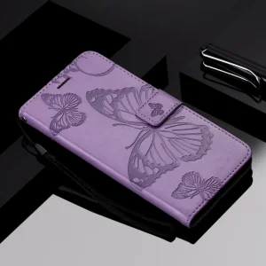 Калъф Тефтер Butterfly за Honor X9 5G/X30 5G/Magic 4 Lite 5G, лилав 5