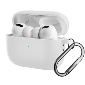 Силиконов калъф Anti-drop за слушалки AirPods Pro 2, Бял
