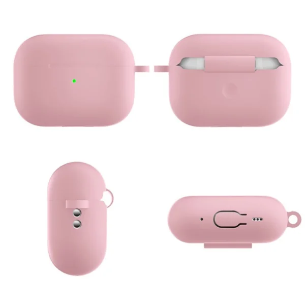 Anti-drop Silicone Case for AirPods Pro 2 Headphones, Pink 5