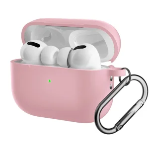 Силиконов калъф Anti-drop за слушалки AirPods Pro 2, Розов