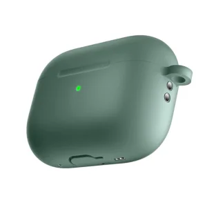 Силиконов калъф Anti-drop за слушалки AirPods Pro 2, Тъмно зелен 3