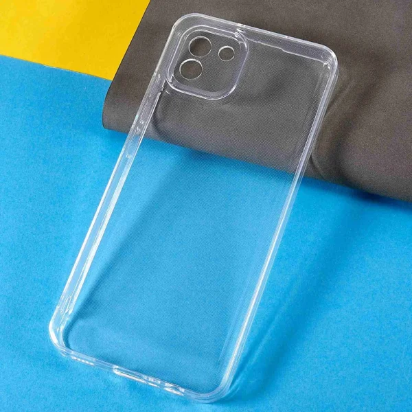 Силиконов калъф за Samsung Galaxy A03, прозрачен 2