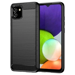 Силиконов Калъф Carbon за Samsung Galaxy A03, черен
