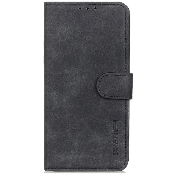 Калъф Тефтер KHAZNEH Retro Leather за Huawei nova Y70 4G,черен 6