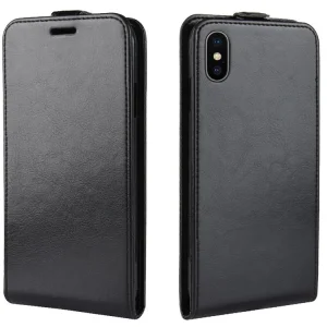 Калъф тефтер за iPhone XR (6.1), Черен