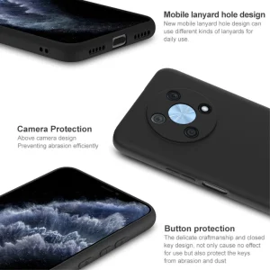 IMAK UC-3 Silicone Case for Huawei nova Y90 4G, Matt, Black 5