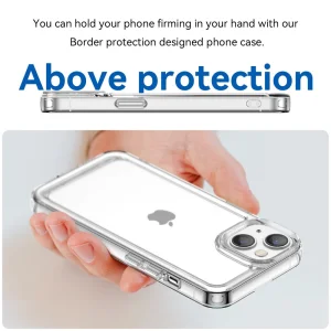 Силиконов калъф Candy за iPhone 14 Plus, Прозрачен 4