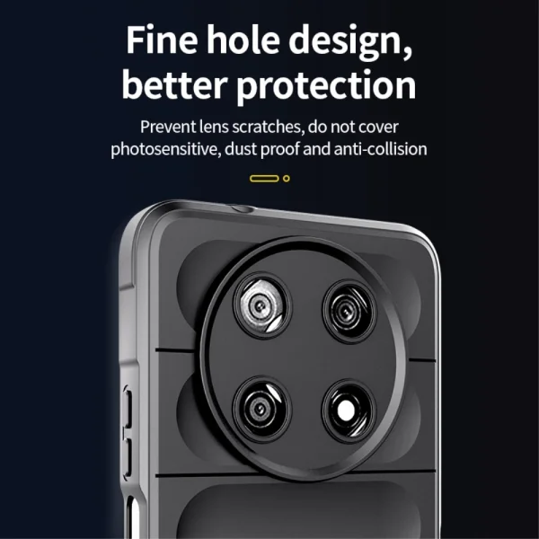 Силиконов калъф Wear-resistant за Huawei Enjoy 50 Pro 4G / nova Y90 4G,черен 2