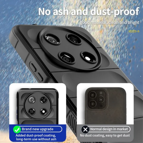 Силиконов калъф Wear-resistant за Huawei Enjoy 50 Pro 4G / nova Y90 4G,черен 4