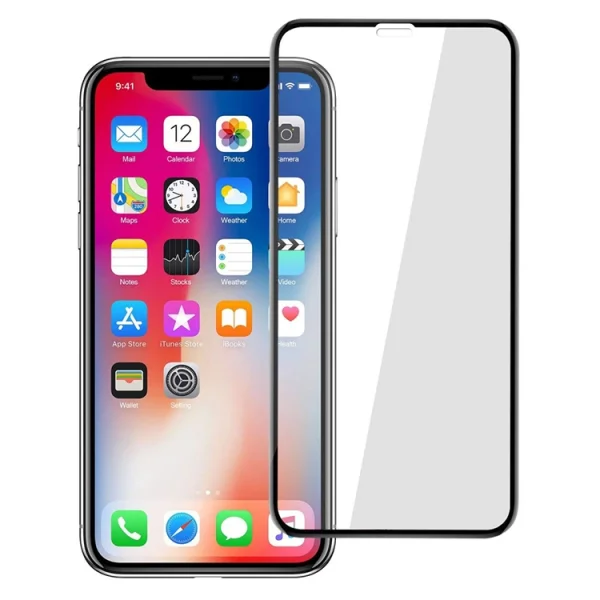 5D Full Glue Tempered Glass Protector for iPhone XS Max / iPhone 11 Pro Max, Black 2