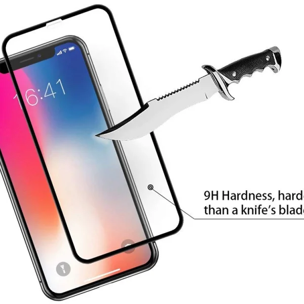 5D Full Glue Tempered Glass Protector for iPhone XS Max / iPhone 11 Pro Max, Black 4