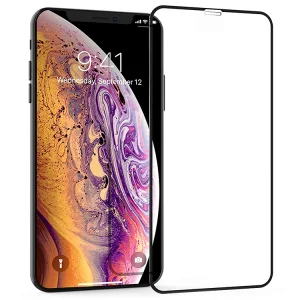 Стъклен протектор 5D Full Glue за Iphone XS Max / iPhone 11 Pro Max, Черен
