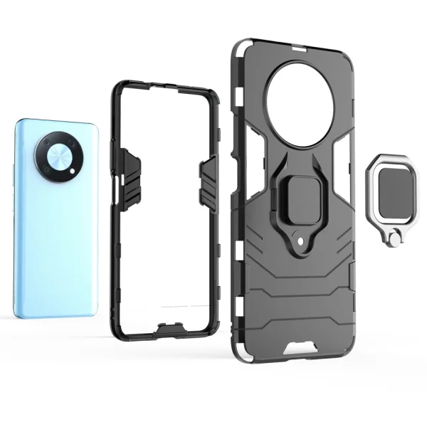 Удароустойчив Калъф Hybrid Cover за Huawei nova Y90 4G, черен 6