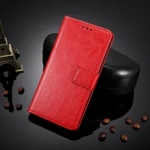 Калъф Тефтер Crazy Horse за Huawei nova Y90 4G / Enjoy 50 Pro 4G, червен 5