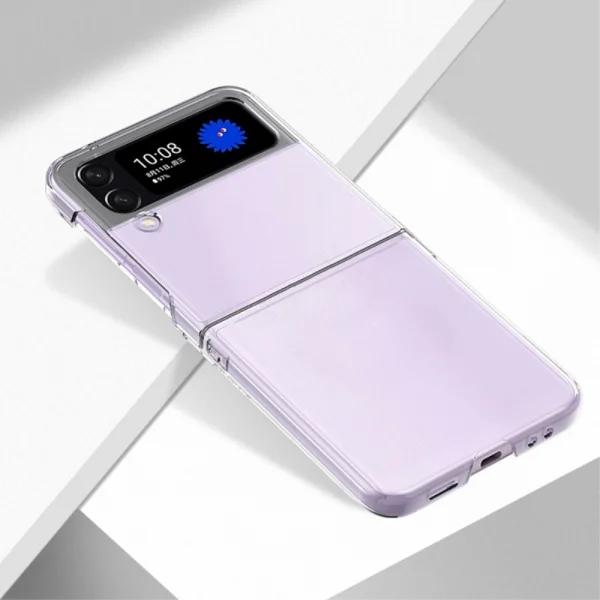 Пластмасов Гръб за Samsung Galaxy Z Flip4 5G, прозрачен 6