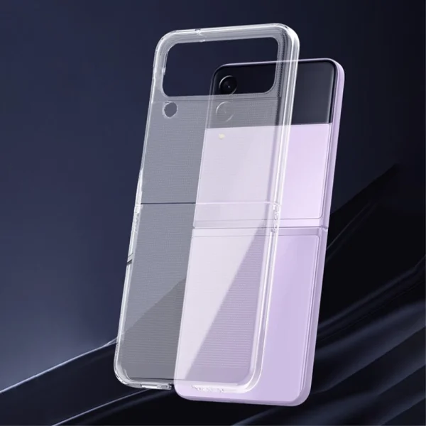 Пластмасов Гръб за Samsung Galaxy Z Flip4 5G, прозрачен 2