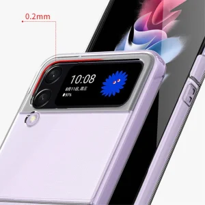 Пластмасов Гръб за Samsung Galaxy Z Flip4 5G, прозрачен 5