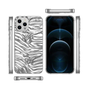 Калъф Electroplating Anti-drop за iPhone 12 Pro Max, сребрист