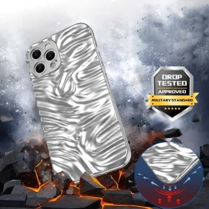 Electroplating Anti-drop case for iPhone 12 Pro Max, silver 4