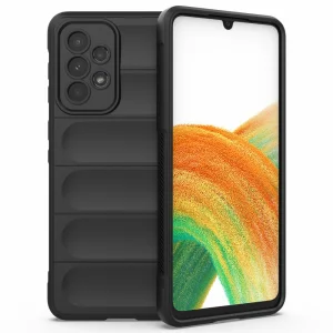 Силиконов калъф Wear-resistant за Samsung Galaxy A53 5G, черен