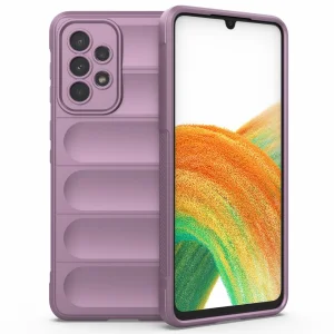 Силиконов калъф Wear-resistant за Samsung Galaxy A53 5G, лилав