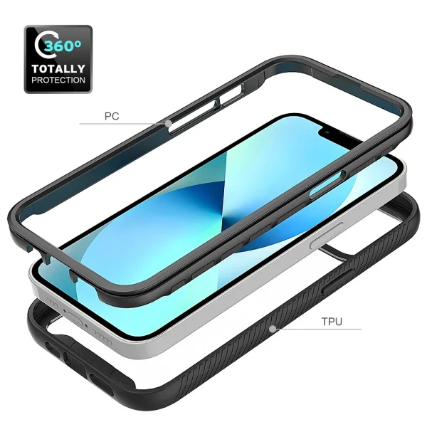 Shockproof case for iPhone 14, Black 2