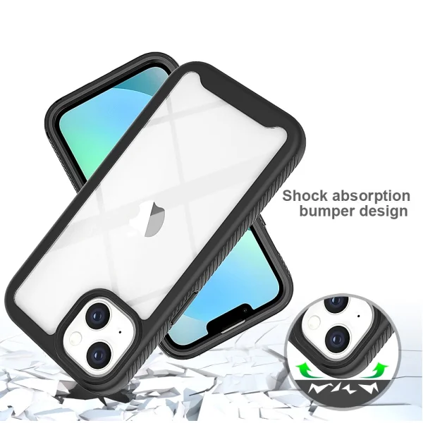 Shockproof case for iPhone 14, Black 4