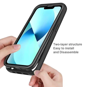 Shockproof case for iPhone 14, Black 5