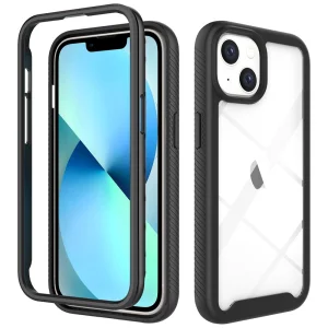 Удароустойчив калъф Shockproof за iPhone 14, Черен
