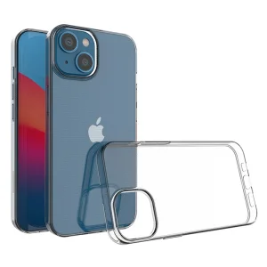 Силиконов калъф за Iphone 14, прозрачен 3