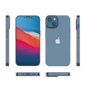 Силиконов калъф за Iphone 14, прозрачен 6