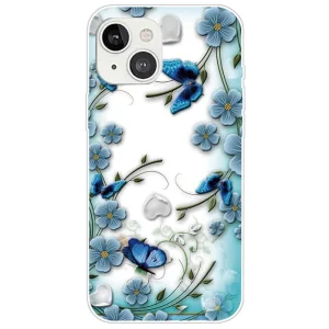 Силиконов калъф за iPhone 14, Пеперуди