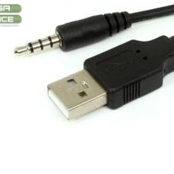 3.5 mm аудио кабел жак USB кабел за данни 1