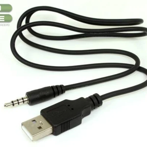 3.5 mm аудио кабел жак USB кабел за данни 2