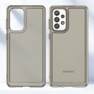 Силиконов калъф Candy за Samsung Galaxy A33 5G, Прозрачен-Сив 6