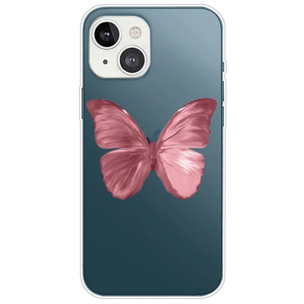 Silicone case for iPhone 14, Butterfly 1