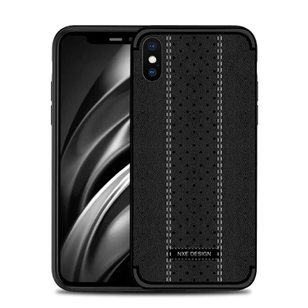 NXE Silicone Back Cover for iPhone XS Max (6.5), Black 4