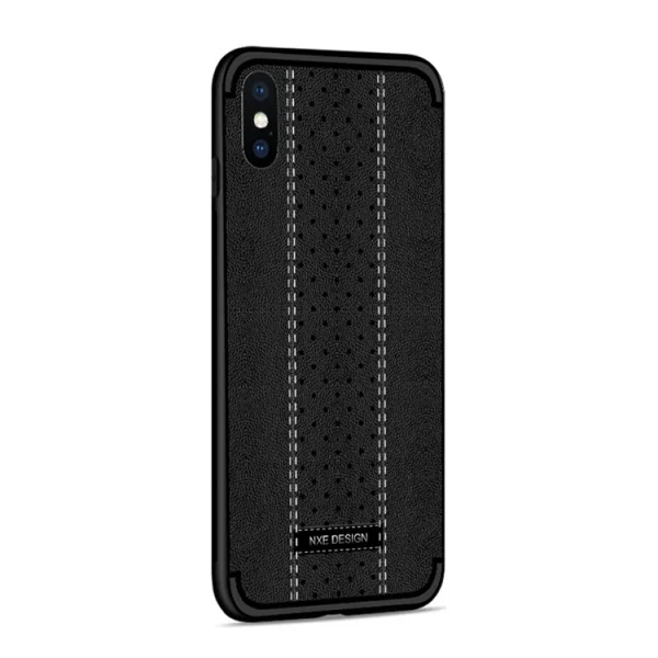 NXE Silicone Back Cover for iPhone XS Max (6.5), Black 2