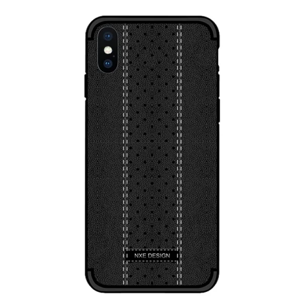 NXE Silicone Back Cover for iPhone XS Max (6.5), Black 1